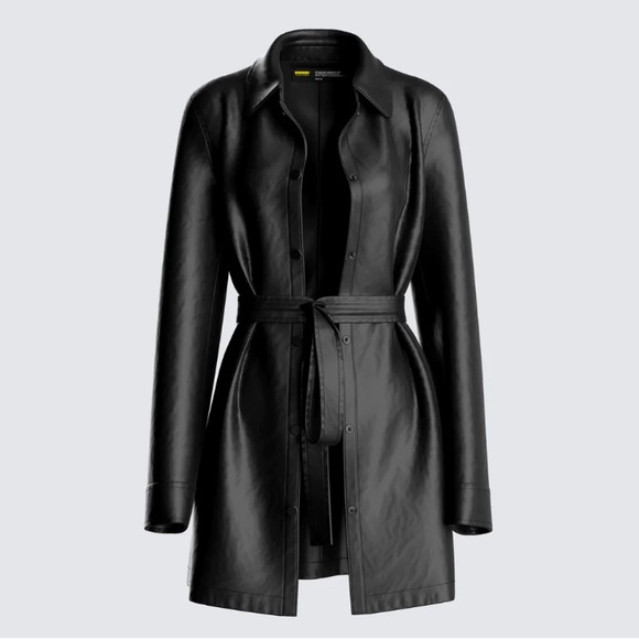 Vegan Leather Jacket - Picture 1 of 4